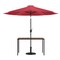 Flash Furniture Faux Teak 30 x 48 Patio Table-Red Umbrella & Base XU-DG-UH3048-UB19BRD-GG - alternate 10